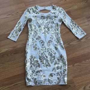 Gold Sequin Dress